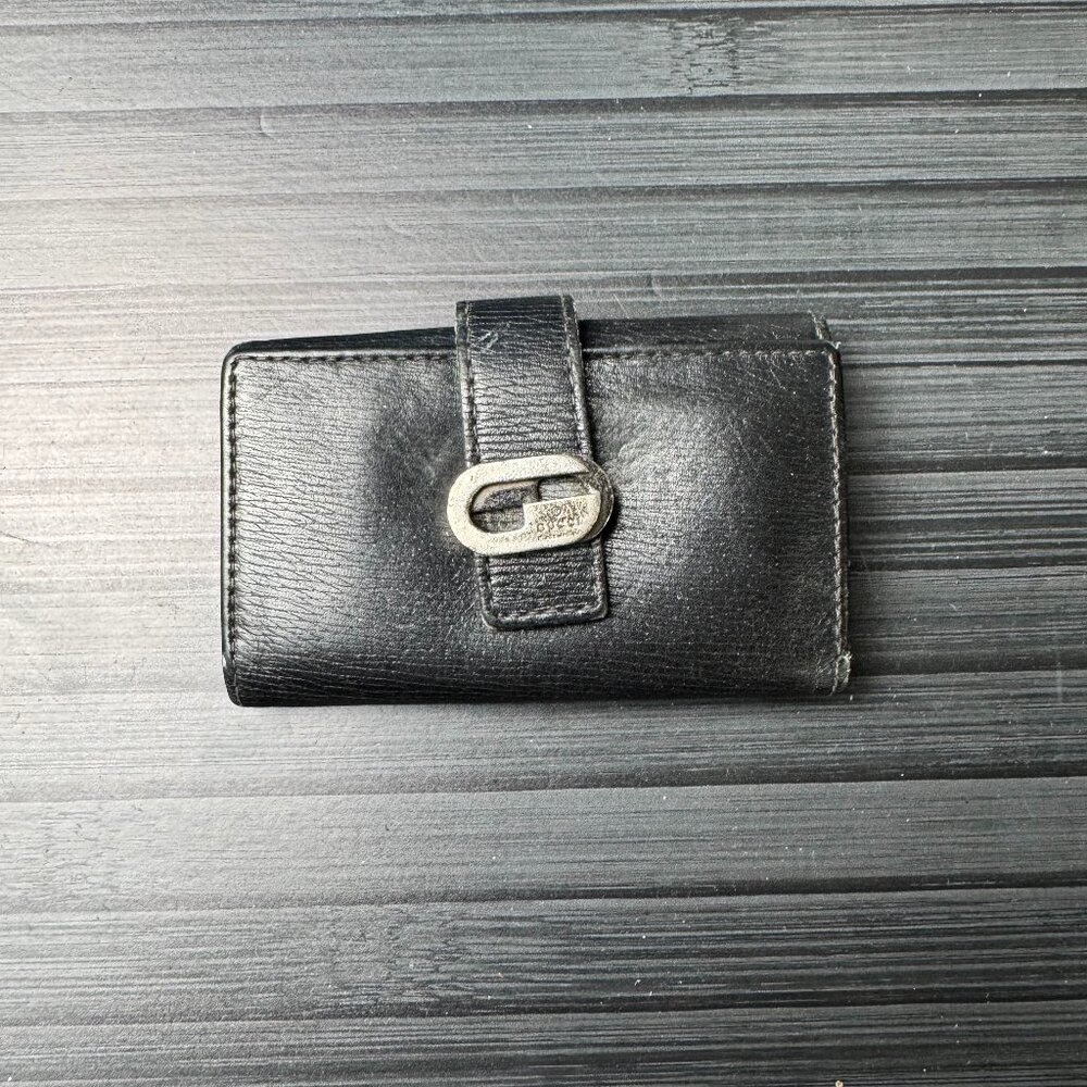 Gucci 6 Series Black Key Case Used|Authentic (Broken snap)